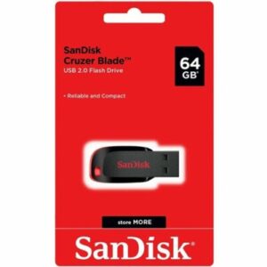 PENDRIVE 64GB SANDISK CRUZER BLADE SDCZ50-064G-B35 USB