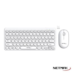 Combo teclado y mouse Netmak nm-kb850w